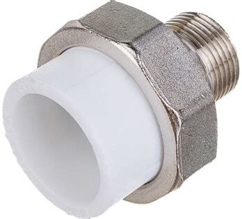 Муфта комб. разъем. с/наруж.резьбой 32х3/4" белая    552350