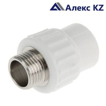 Муфта комб. с/наруж.резьбой 20х1/2" белая    555140 58315
