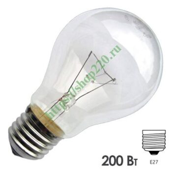 Термоизлучатель Т-200w 220v E27 14293