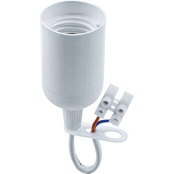 Патрон Е27 пласт. бел. с КЗВ Navigator 71287