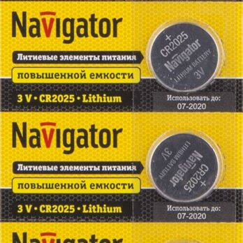 Элемент питания Navigator 2025 ВР5 93822