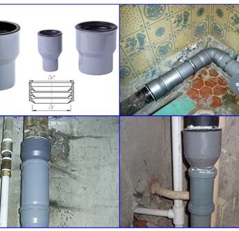 Стык д/чугунных и пластиковых труб 110  1283824