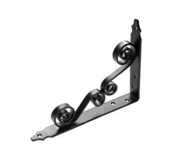 Кронштейн фигурн. 200х150 (черный) мод.8 11352