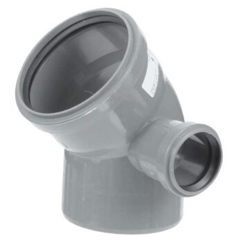 Отвод 110х45х50 правый ПФ