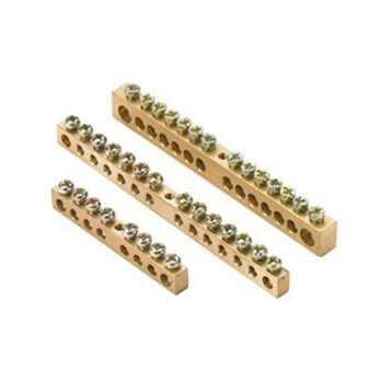 Шина N нулевая 8х12мм 10/1 (10группы/крепеж по центру)