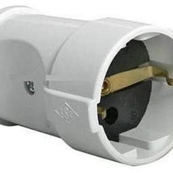 Розетка на шнур MAKEL 10003 евро 8712