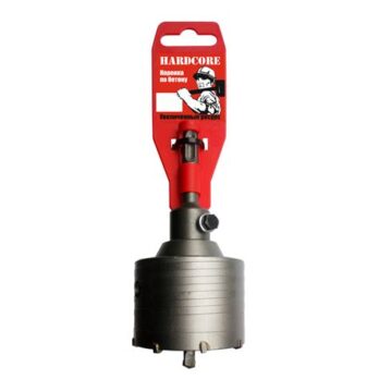 Коронка по бетону в сборе 55мм "HARDCORE"  110055