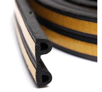 Уплотн. лента самокл. "Р- профиль" 100 м черный  205991