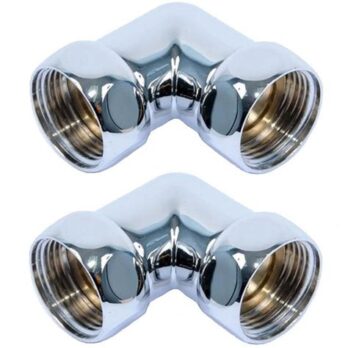 Уголок д/полотенцесушителя 1"х1" ВР гайка-гайка (пара)