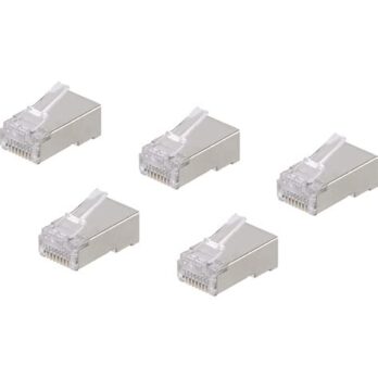 Разъем RJ-45 FTP для кабеля кат.5Е 8Р8C TDM 0561-0001