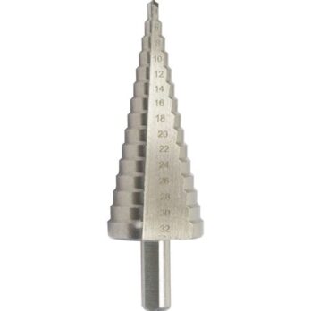 Сверло 4х32мм (15ступ.) по металлу  шаговое "HARDCORE" 142432