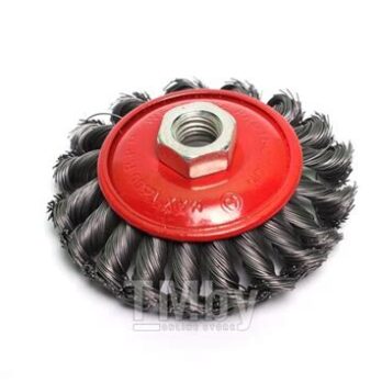 Щетка дисковая косич. 125мм/М14 ВОЛАТ 81060125