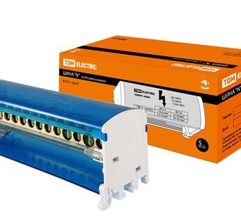 Шина N нулевая  на DIN-рейку в корпусе 2х15групп TDM 8010008