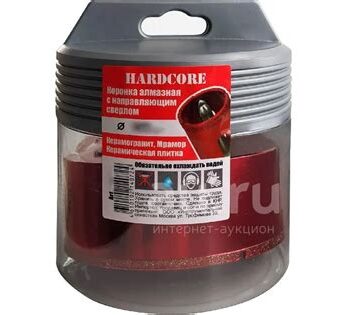 Коронка  алмаз. по керамограниту и мрамору с напр.сверлом 100мм "Hardcore" 154100