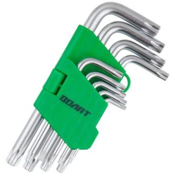 Набор ключей Torx Т10-Т50(9шт.) коротких ВОЛАТ 11025-09