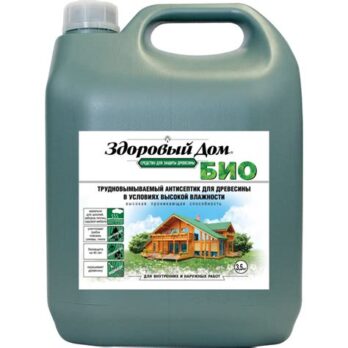 Деревозащитное средство БИО ЖЕЛТО-ЗЕЛЁНЫЙ 3
