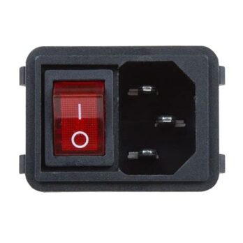 Выключатель-автомат клавишн. 250V 10А (4c) RESET-OFF красный с подсветкой (RS-2-R15) REXANT 362620