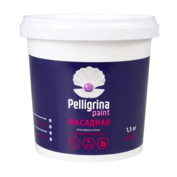 Краска акрил. фасадная белоснежная 1