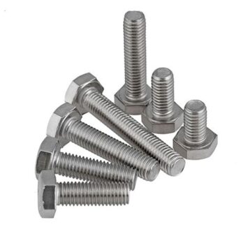 Болт 5х50 шестигр/гол. полная резьба DIN 933(нерж.)