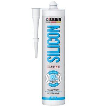 Герметик силиконовый "ZIGGER SANITAR" бесцв. 280мл. 02-02-29 698