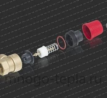 Клапан предохранительный красный колпачок 1.5 бар 1/2"г-г (BL22FF-K-1.5) 135948