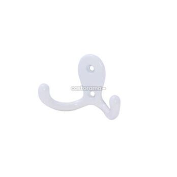 Крючок вешалка №2 белый 11382