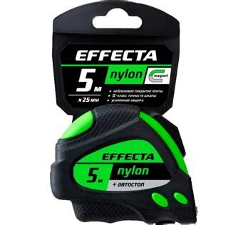 Рулетка Effecta NYLON с автостопом