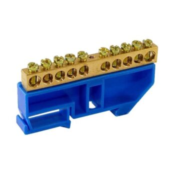 Шина N нулевая с/изолятор. на DIN-рейку 6х9мм cтойка бол. 4групп 112338