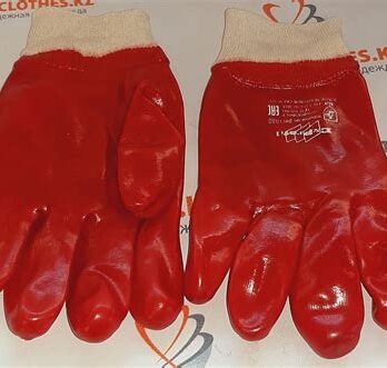 Перчатки МБС-Лонг утепленные красные 0454