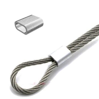 Зажим троса алюмин. 5 мм 320414