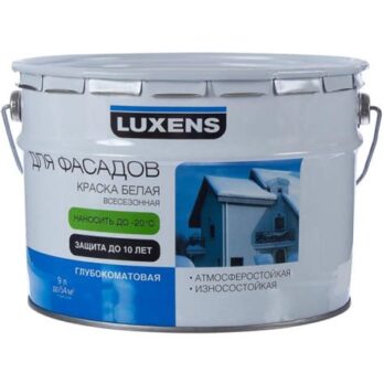 Краска акрил.для дерев.фасадов БАЗА А 9л "VERES" 256899