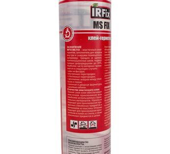 Клей-Герметик IRFIX MS-FIX 310 мл прозрачный 20086