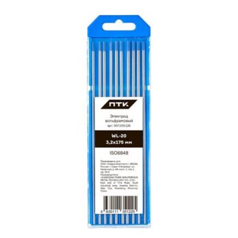 Электрод вольфрамовый ПТК WL-20-175мм d 3.2 007.100.126