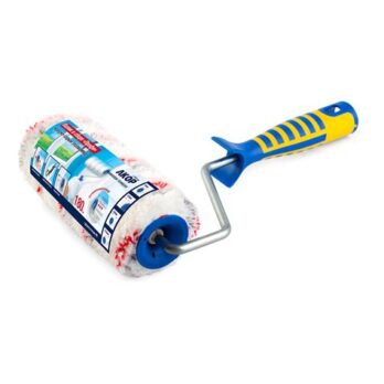 Валик ПРОФИ Микс полиакрил красно-белый 180.D8mm