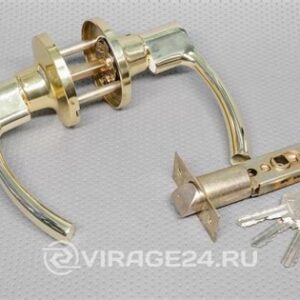 Защелка межкомнатная ТТ1-03м/к (фикс.) (золото) 15797