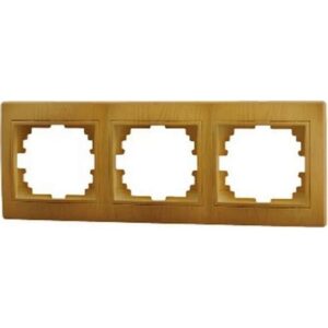 Рамка 3-м Мира гориз. ольха 701-0701-148