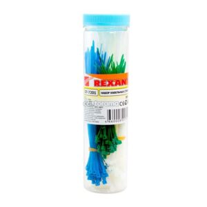 Набор хомутов цветных пластиковых НХ-1 REXANT
