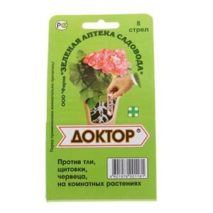 Средство "Доктор" от вредителей комн. раст. 8 стрел (набор) 1093169