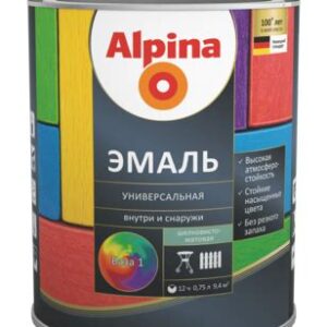 Эмаль алкидная универсальная шелковисто-матовая 0