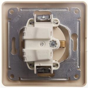 Механизм розетки 1-кл. СП GLOSSA 16A IP20 б/зазем. беж. 000241