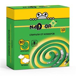 Спирали Nadzor от комаров 10 шт(зеленые) 26072 215867
