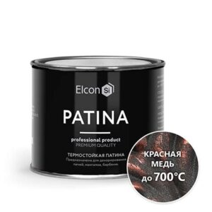 Эмаль Elcon Patina термостойкая красная медь 0