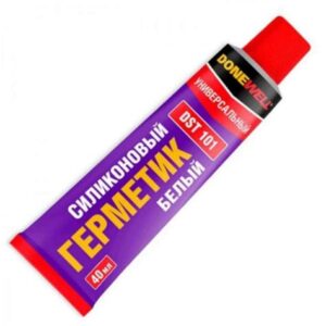 Герметик силиконовый "DONEWELL" универс.белый 40мл. DSТ101