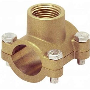 Водоотвод (врезка) 1"г*3/4"г*1"г латунный ST434