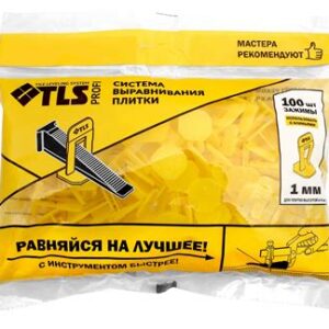 Система выравнивания плитки (зажим 3мм 100ш) "TLS-Profi" (TLS12019) 0792