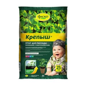 Почвогрунт 25л Крепыш Рассадный