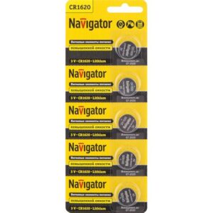 Элемент питания Navigator 1620 ВР5 94780