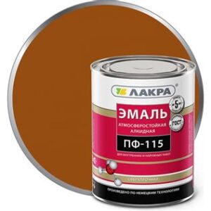 Эмаль ПФ-115 "Colorika" коричневая 6