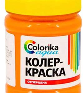 Колер-краска "Colorika Aqua"оранжевая 0