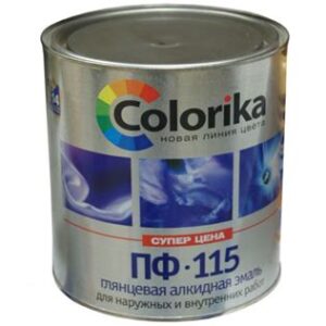 Эмаль ПФ-115 "Colorika" белая 2